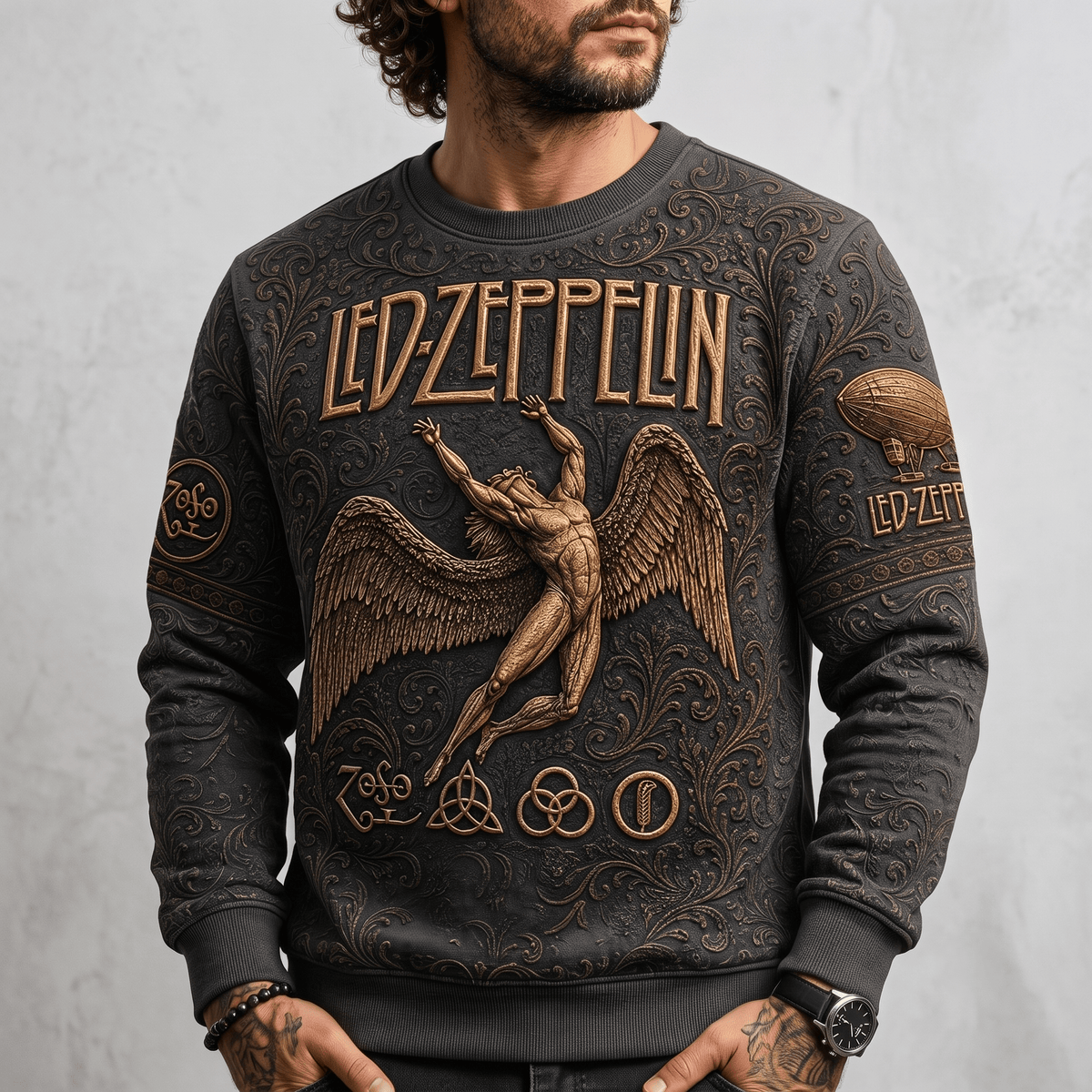 Premium LZPL 3D Embossed Shirt TNSM