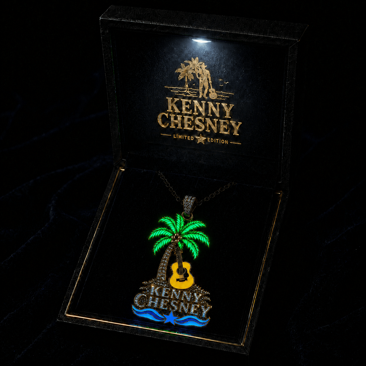 KNCN Solid Gold Chain with Diamond Pendant TMH