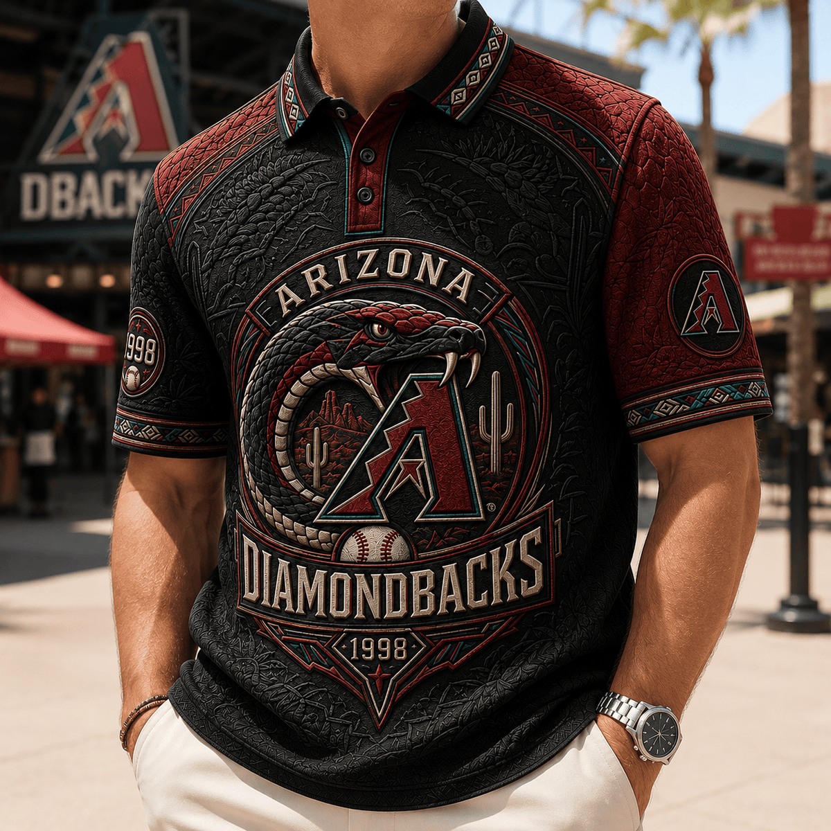 PREMIUM AZDB EMBOSS POLO SHIRT HQH