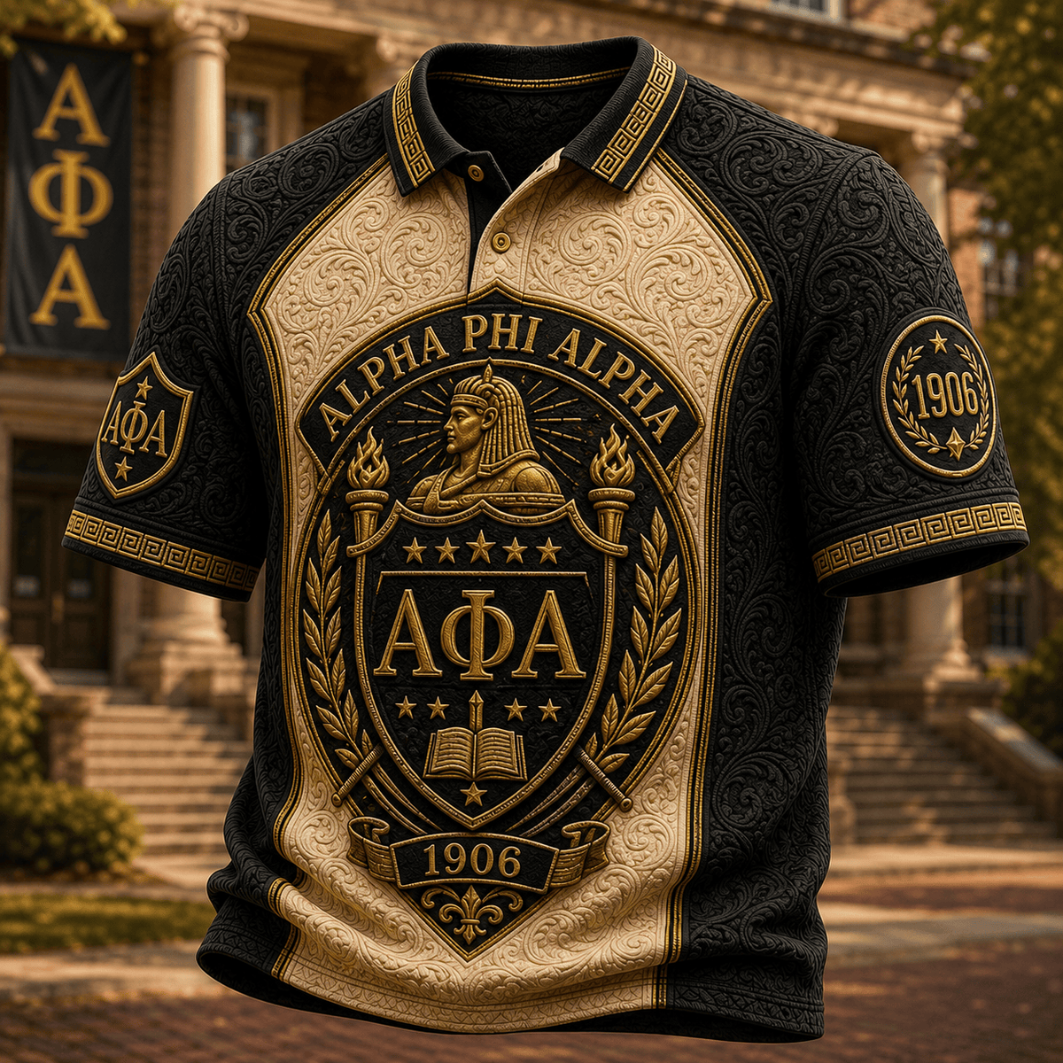PREMIUM APA EMBOSS POLO SHIRT HQH