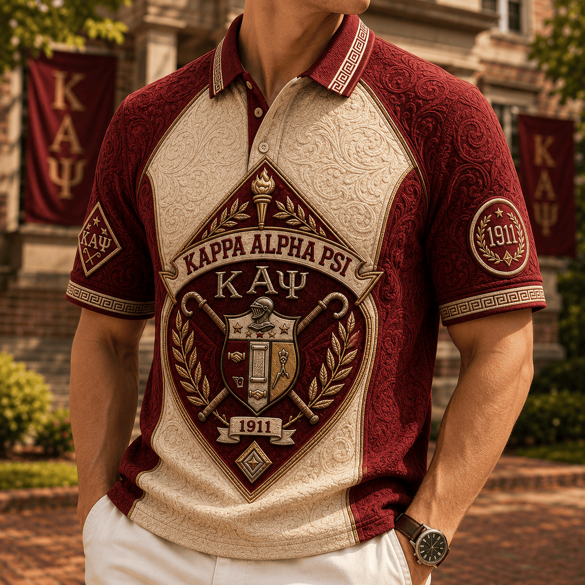 PREMIUM KPAP EMBOSS POLO SHIRT HQH