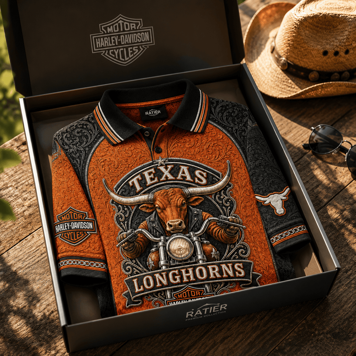 PREMIUM TLS EMBOSS POLO SHIRT HQH