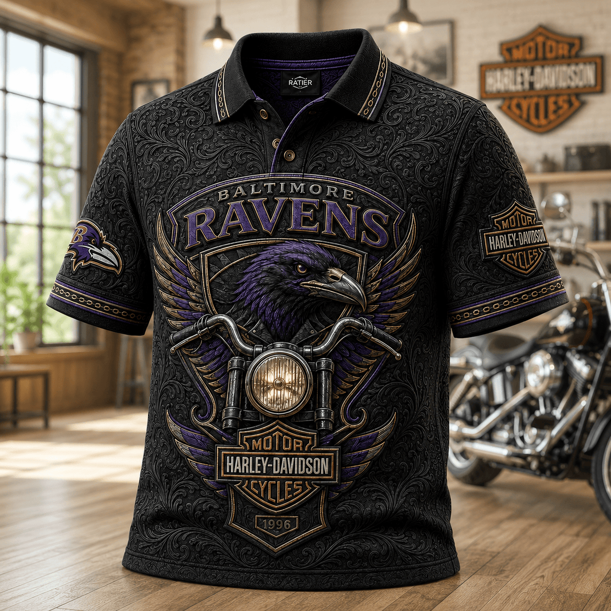 PREMIUM BTR EMBOSS POLO SHIRT HQH