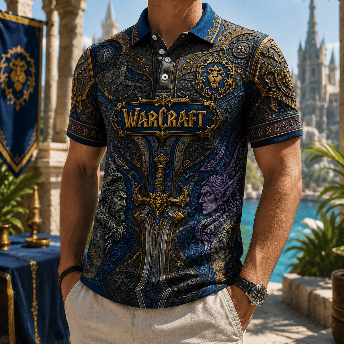 PREMIUM WWC EMBOSS POLO SHIRT NTVA