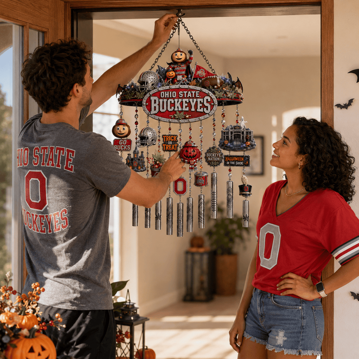 Premium OSB Halloween Wind Chime TNSM