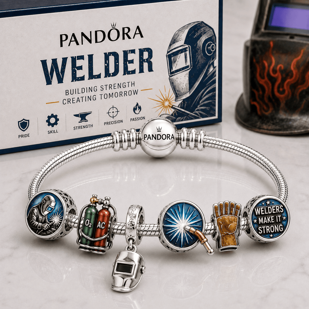 WLD Silver Charm Bracelet Set BMD