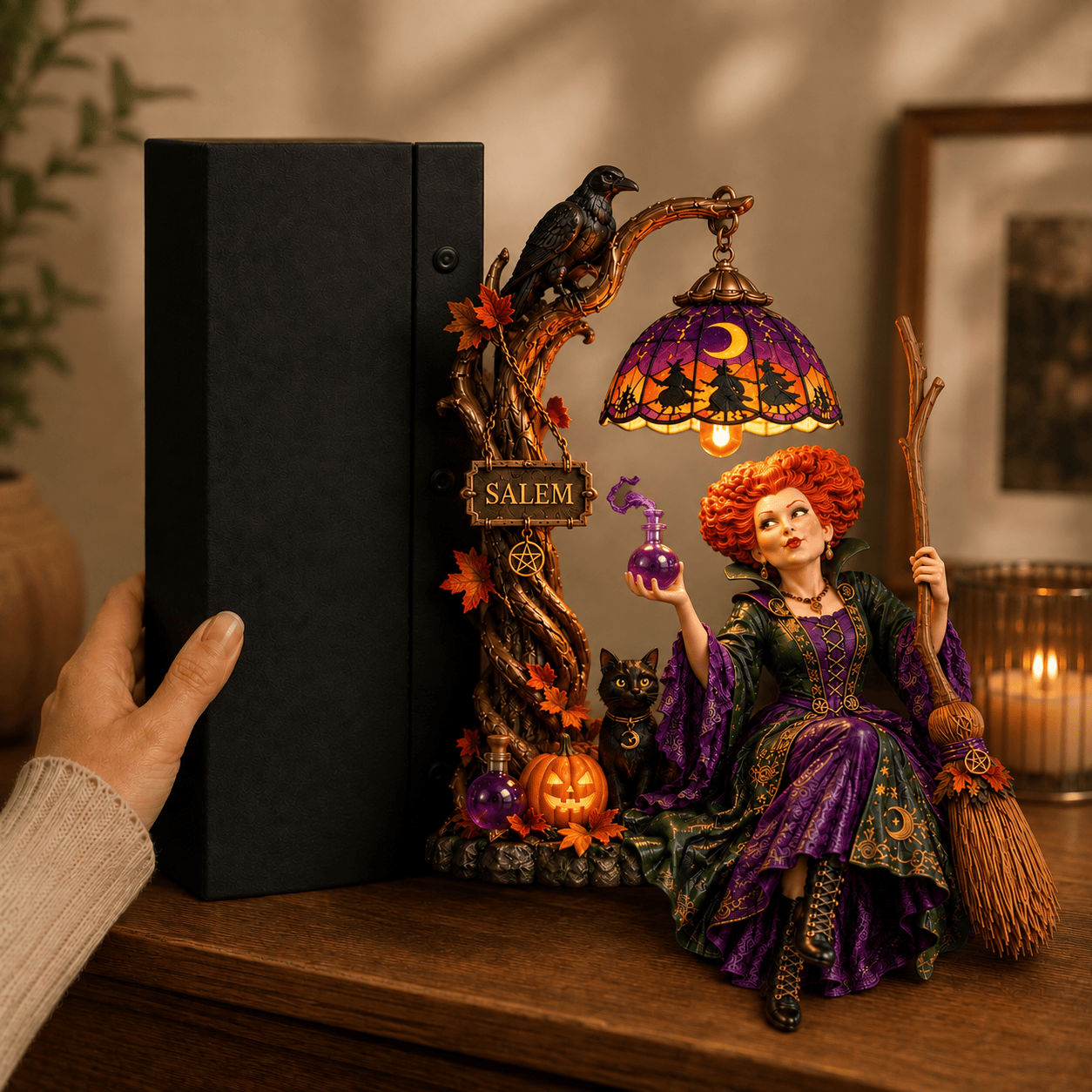 Premium HCPC Bookshelf Figurines Lamp PDL