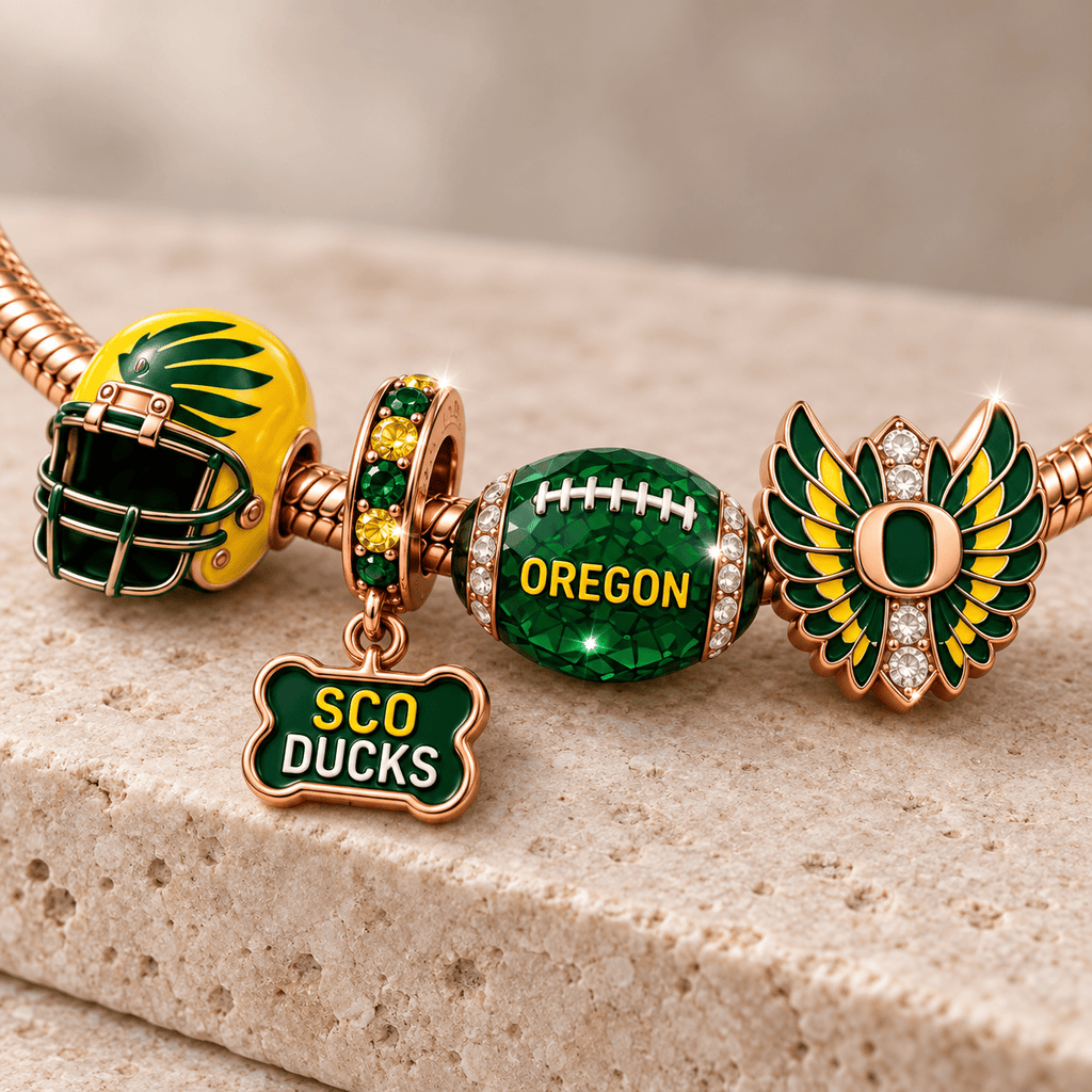 ORD Rose Gold Charm Bracelet Set TMH