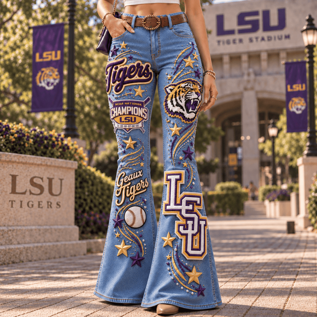 Premium LSU Flared Jeans TTMH