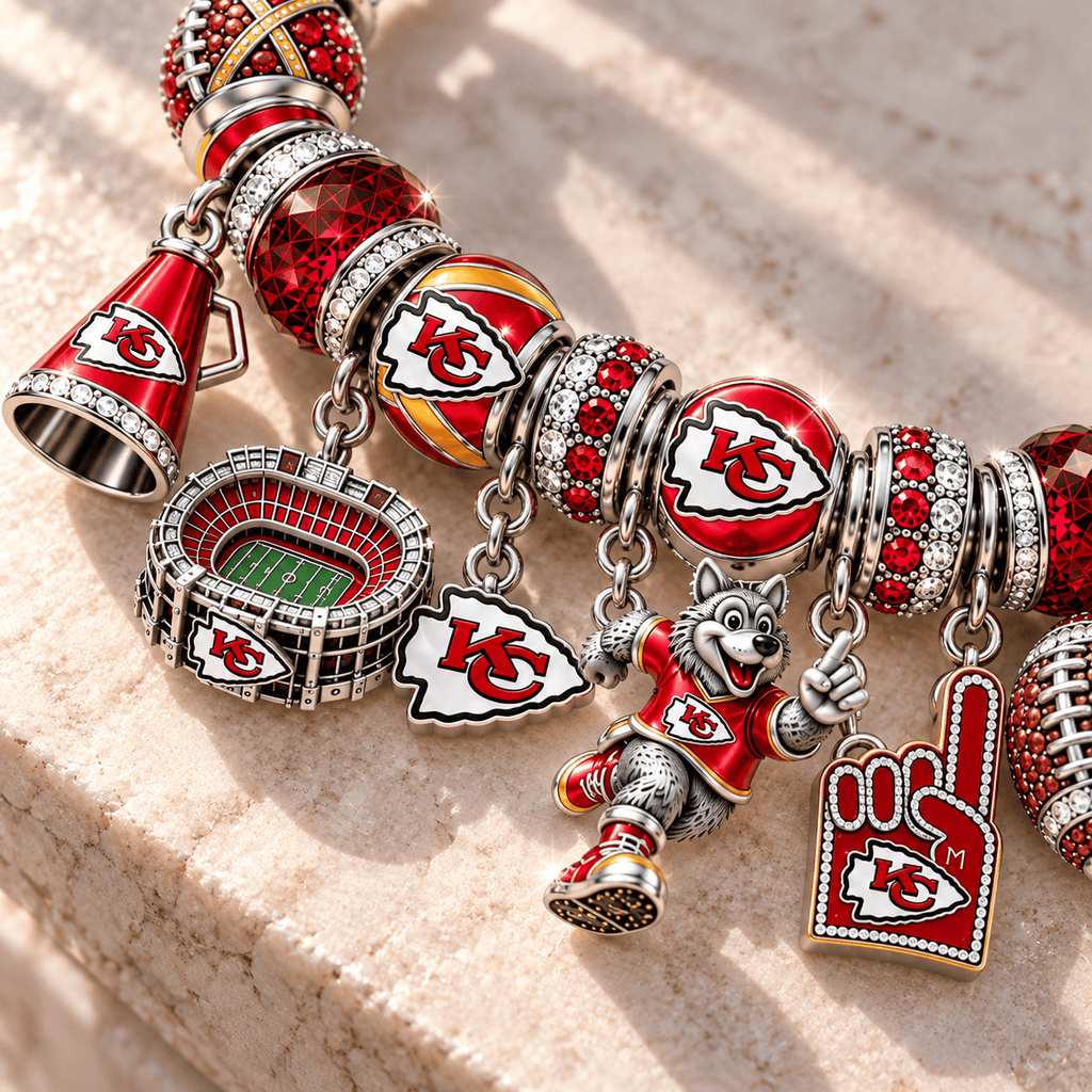 KCC Silver Charm Bracelet Set NTTB