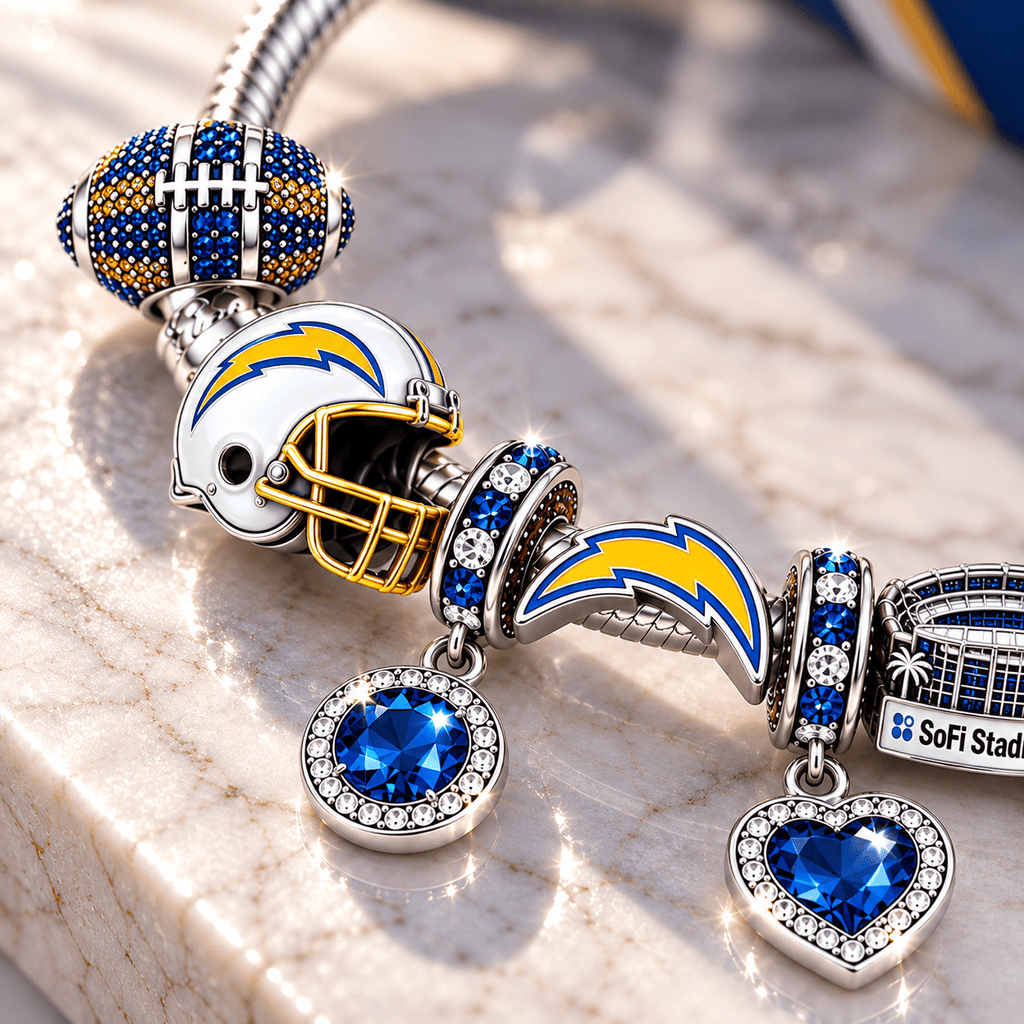 LAC Silver Charm Bracelet Set BMD
