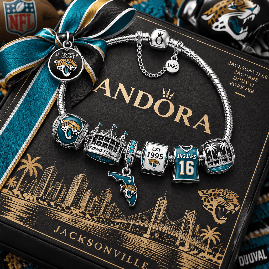 JSVJ Silver Charm Bracelet Set PTT