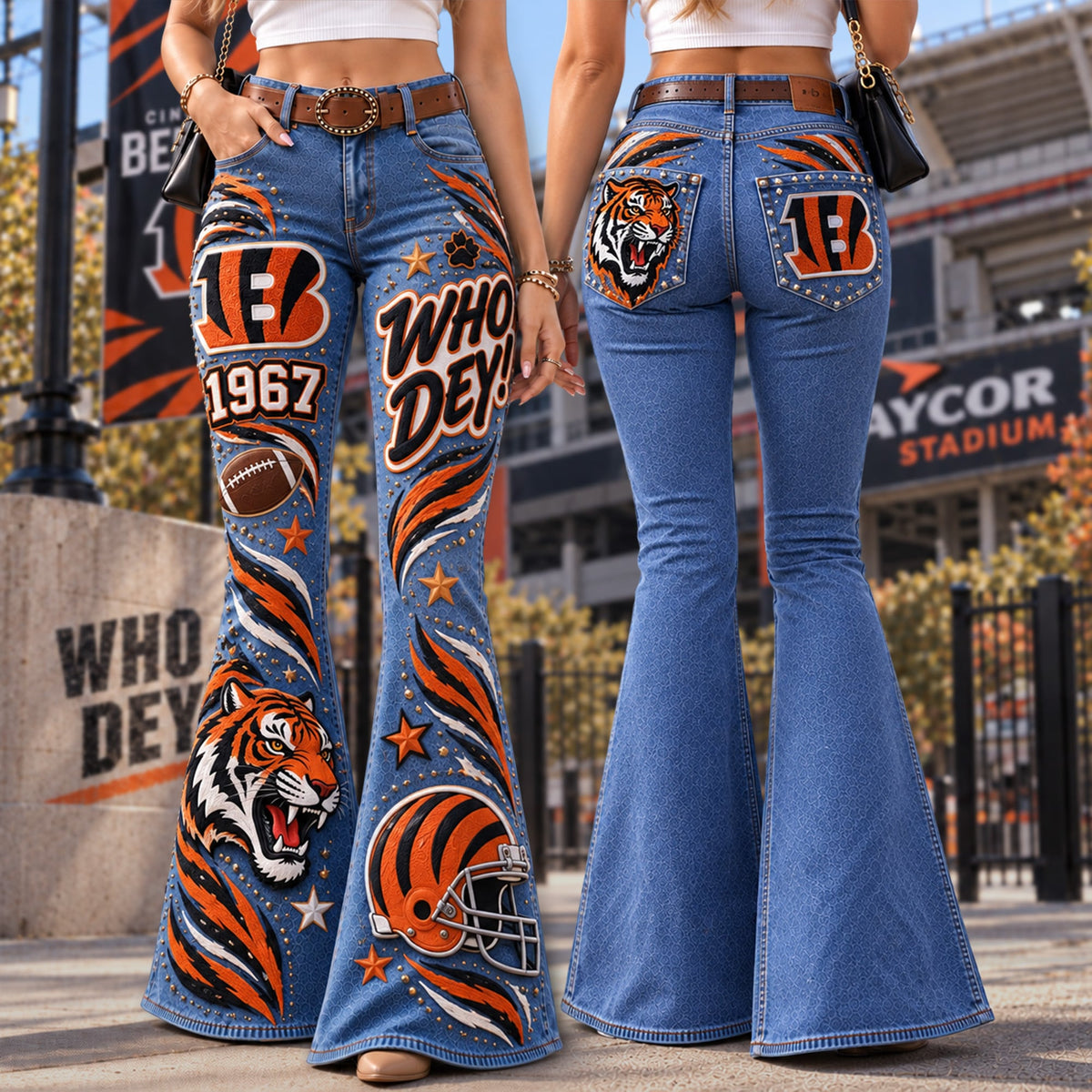 Premium CCBG Flared Jeans PVNA