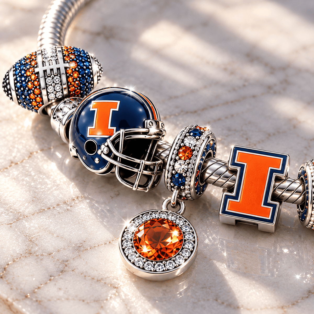 IFI Silver Charm Bracelet Set BMD