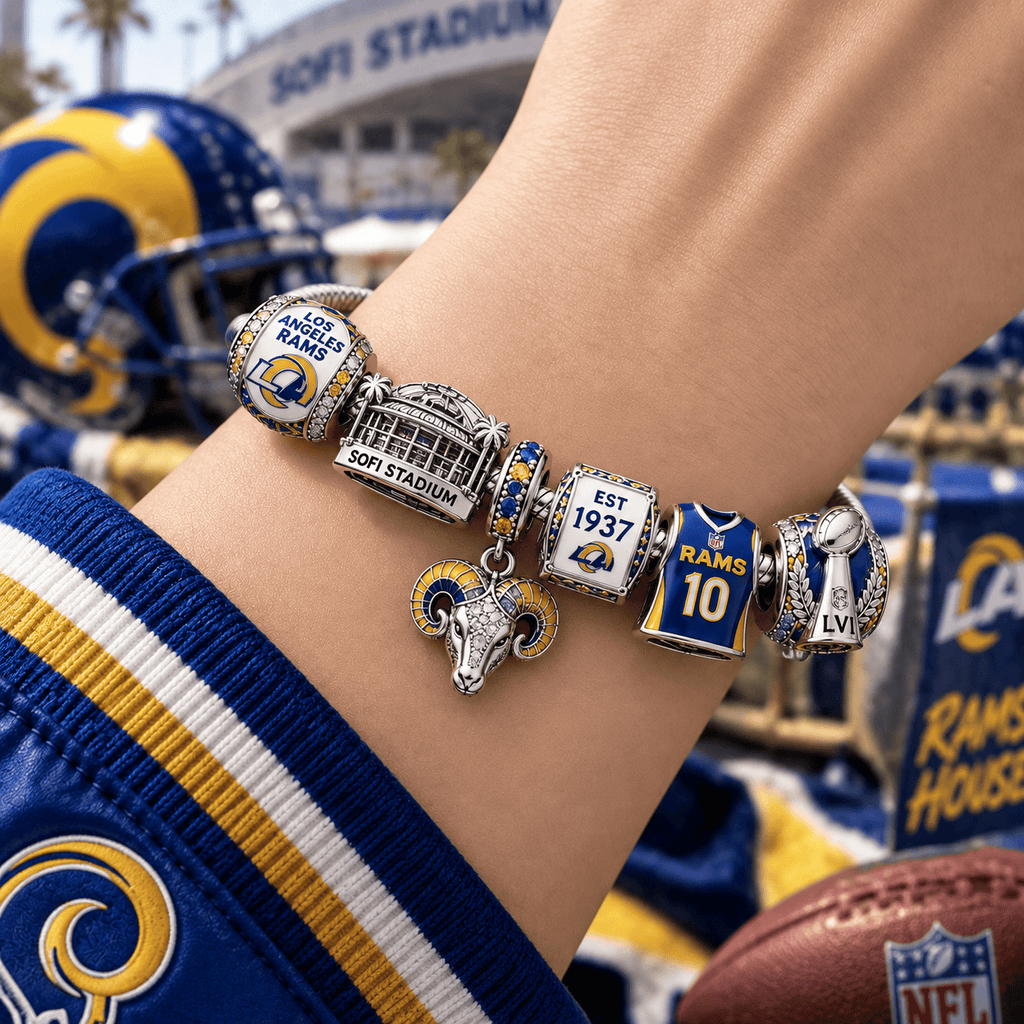 LARS Silver Charm Bracelet Set PTT